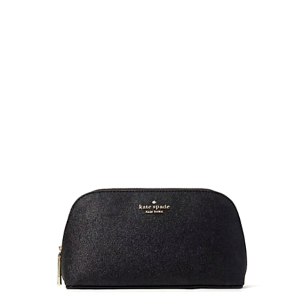 Kate Spade Shimmy glitter small cosmetic case